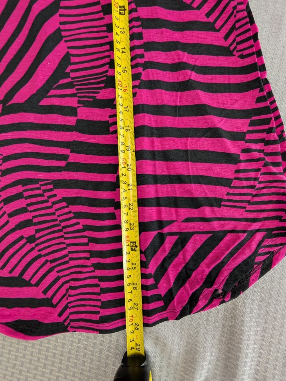 Dear Scarlett Women's Black & Magenta 3/4 Sleeve Lizzy Blouse Sz S,M,L New - Picture 14 of 14
